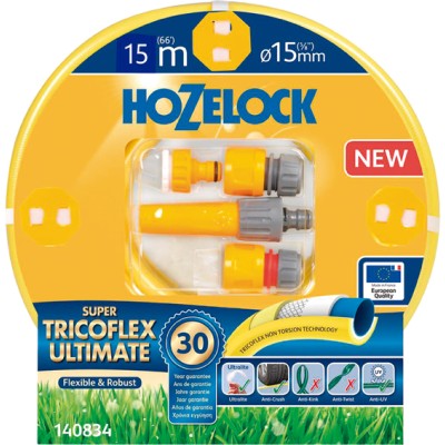 MANGUERA SUPER TRICOFLEX 15MMX15MT C/ACC  ROLLO 