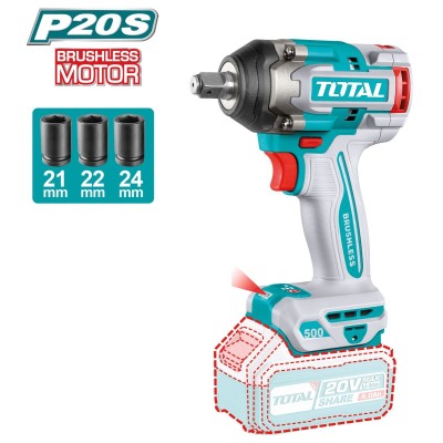 LLAVE IMPACTO 1/2'' BRUSHLESS A BATERÍA TIWLI20501