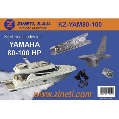 KIT ANODO ZINETI YAMAHA 80-110HP