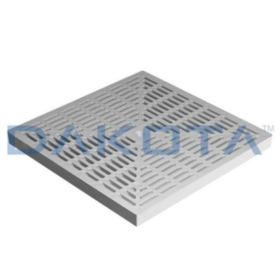 REJILLA ARQUETA P P  SIN TAPA 55X55 GRIS 1377A