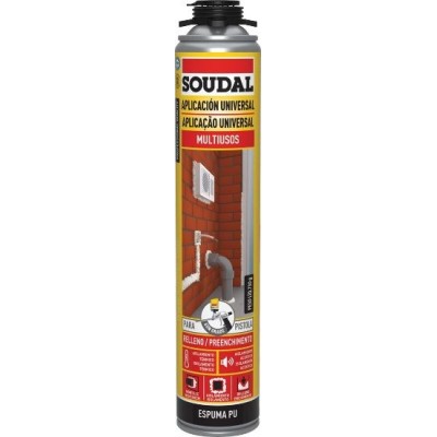 ESPUMA POLIURETANO SOUDAL P/PISTOLA