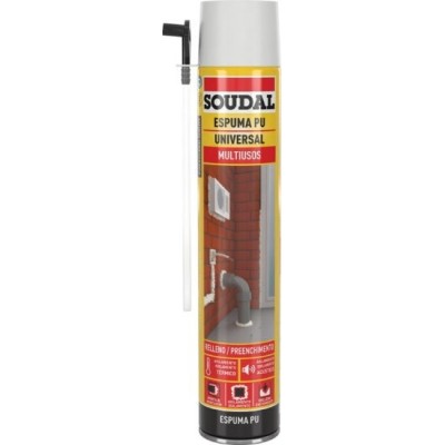 ESPUMA POLIURETANO SOUDAL P/CANULA