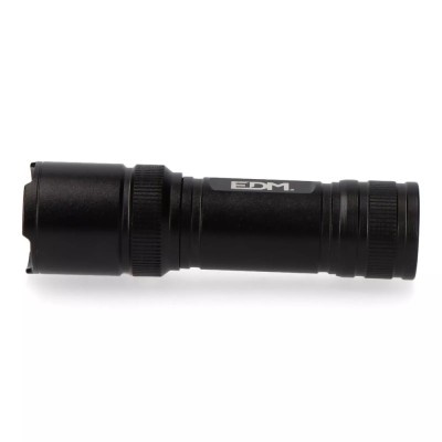LINTERNA LED TACTICA BLACK GRIP DE ALUMINIO 3W