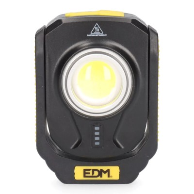 LINTERNA LED COMPACT RECARGABLE 10W 900 LUMEN EDM