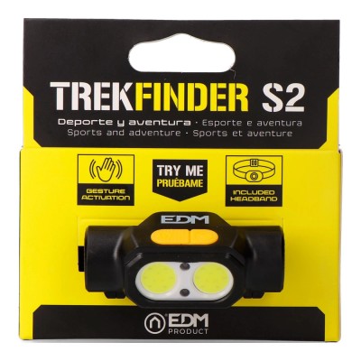 LINTERNA FRONTAL LED C/ SENSOR TREKFINDER S2, 250 