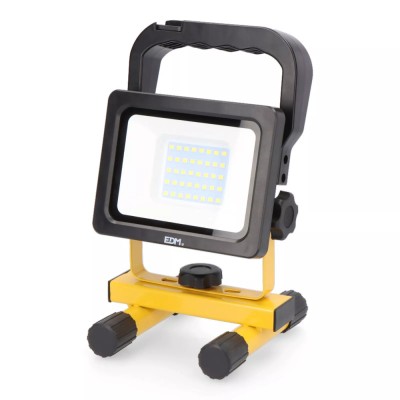 FOCO LED RECARGABLE 20W 2000Lm 6500K 2X2000mAh EDM